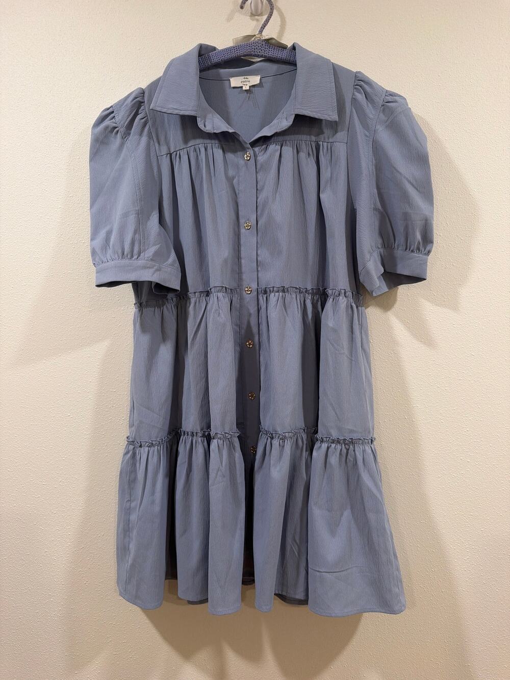 Entro purple/periwinkle lined dress